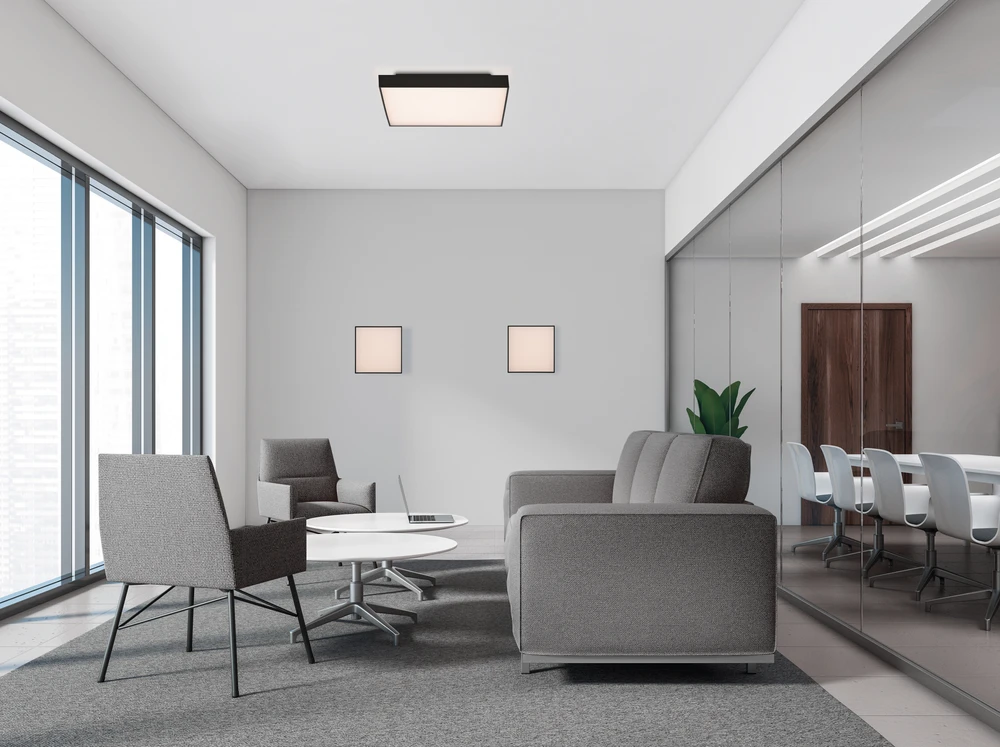45W LED lubinis šviestuvas OPORTO, juodas, 2700/3000K, dimeriuojamas, P3973070NDP