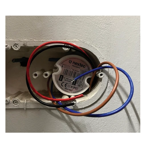 45W LED maitinimo šaltinis NEXTEC, 24V, IP67