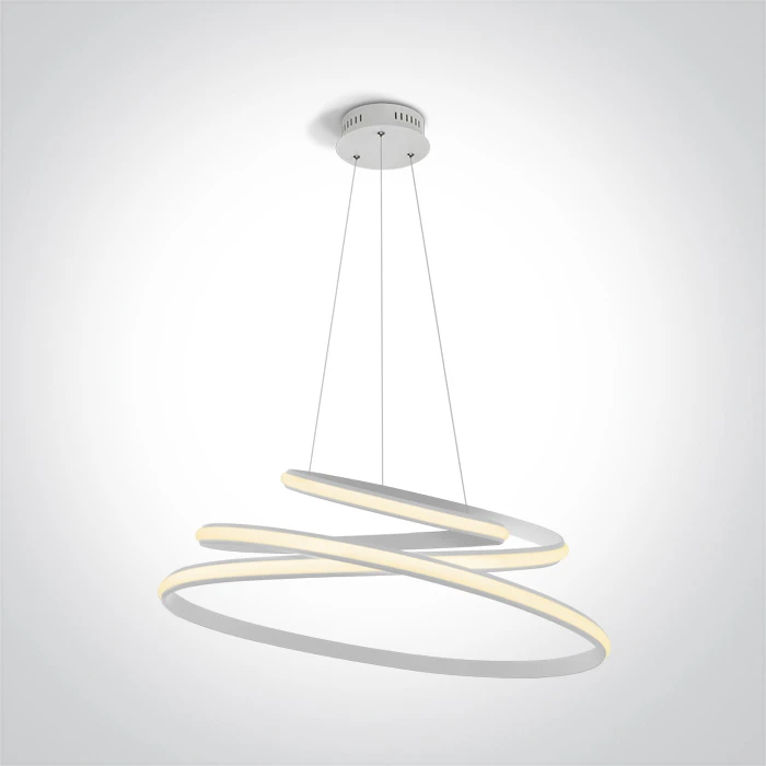 45W LED pakabinamas šviestuvas, baltas, 3000K, 63046A/W