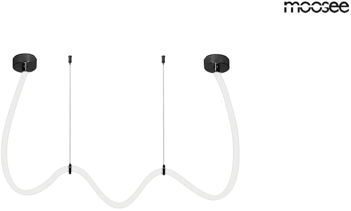 45W LED pakabinamas šviestuvas LASSO 400 SMART, juodas, 3000/4000K