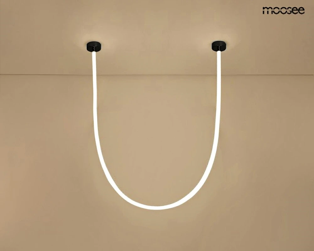 45W LED pakabinamas šviestuvas LASSO 400 SMART, juodas, 3000/4000K