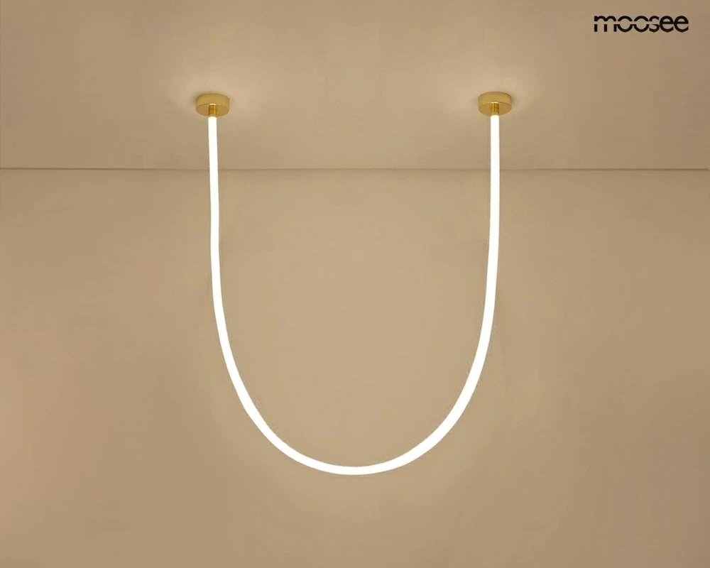 45W LED pakabinamas šviestuvas LASSO 400 SMART, aukso sp., 3000/4000K
