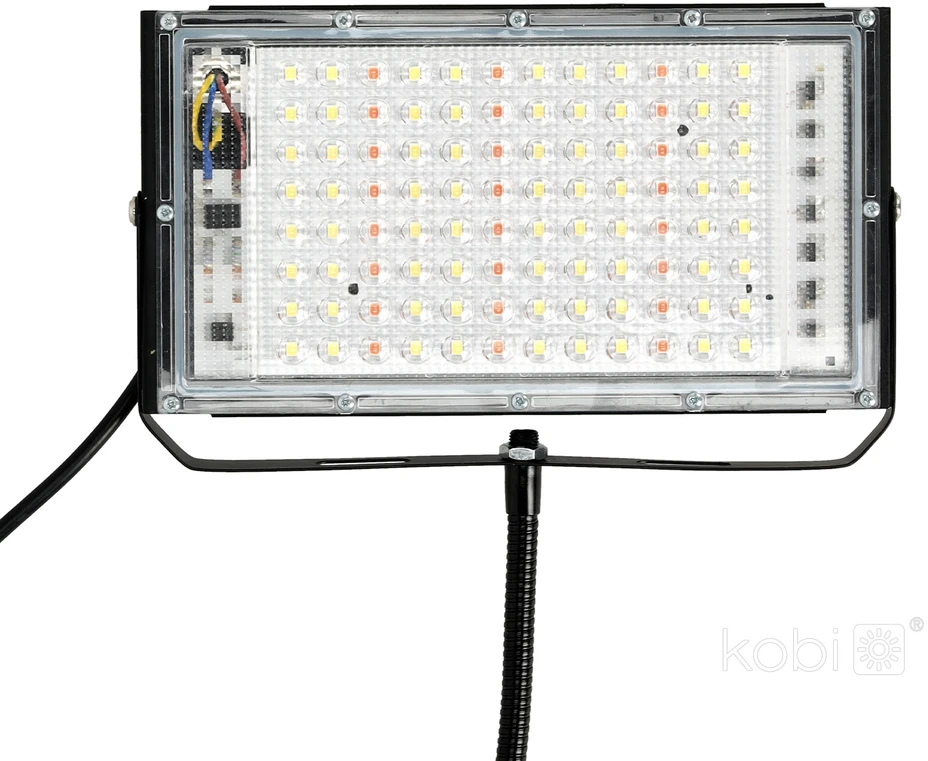 45W LED pastatomas šviestuvas augalų auginimui FIRON, juodas, 5000K, IP65