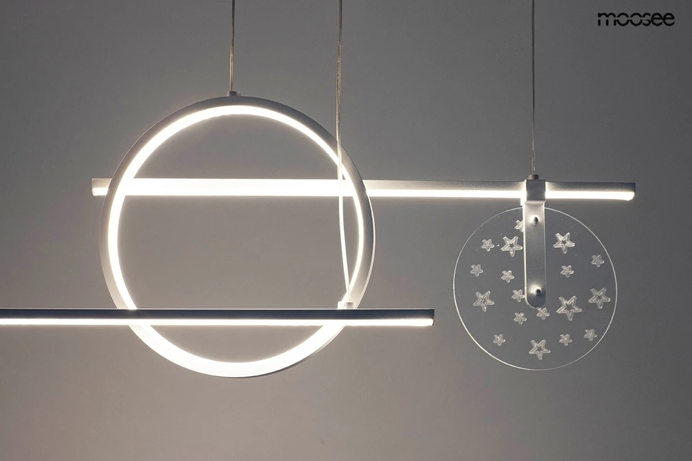 46W LED pakabinamas šviestuvas STARS, baltas, 3000K