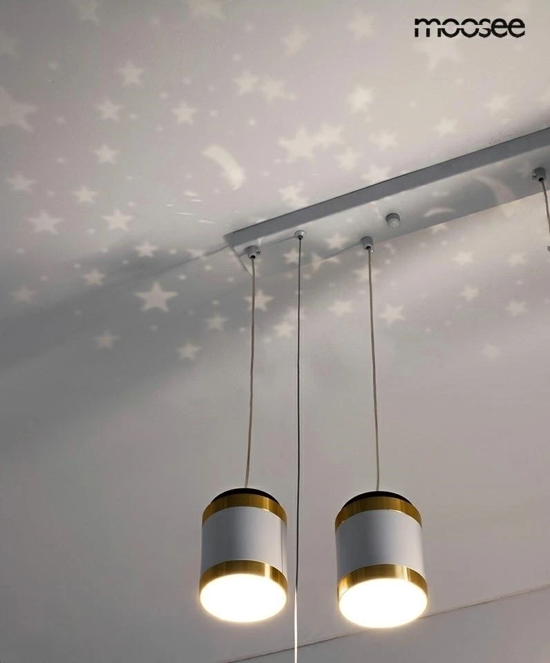 46W LED pakabinamas šviestuvas STARS, baltas, 3000K