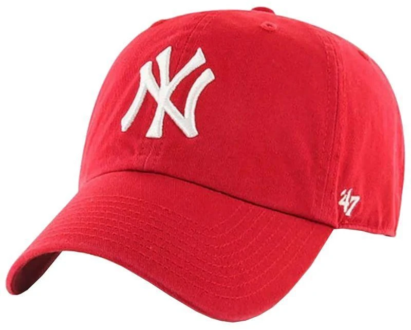 47 Brand Niujorko „Yankees“ MLB „Clean Up“ kepurė B-RGW17GWS-RD