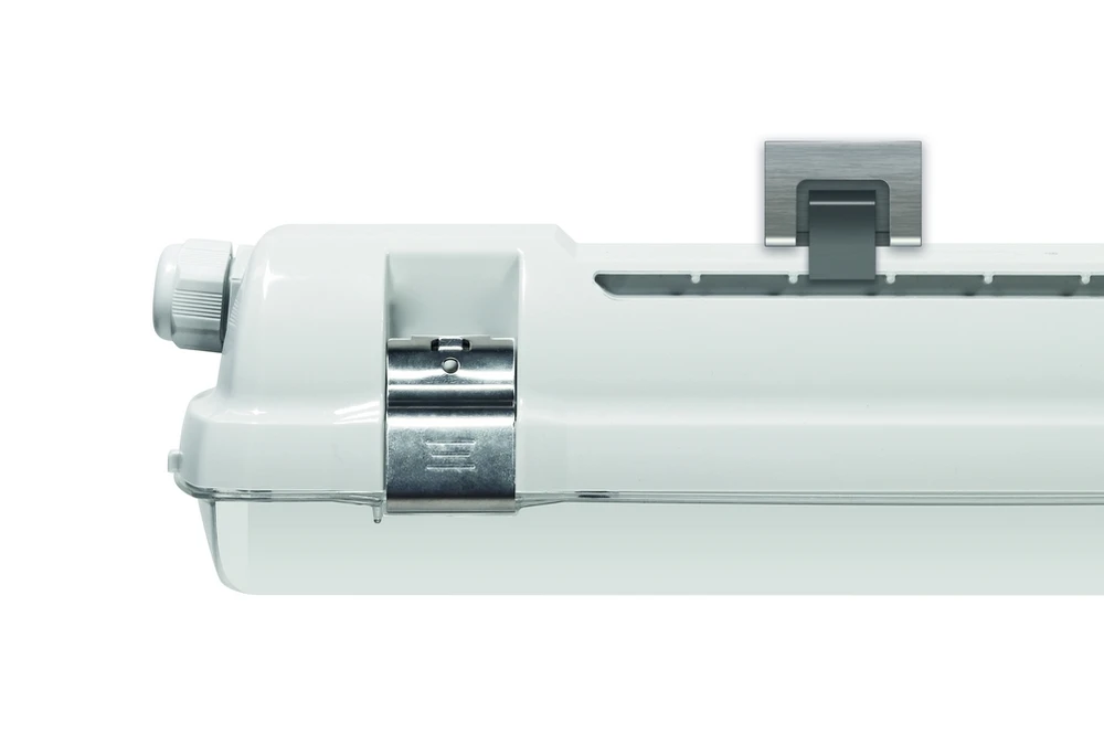 Lubinis šviestuvas 47,4W LED šviestuvas NANOTTICA WB PCc, 150cm, pilkas/baltas, 4000K, IP66, DALI
