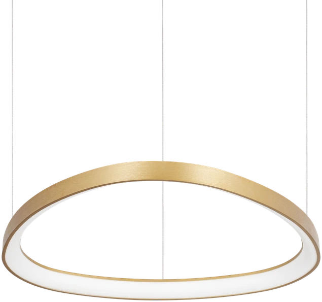 Ideal Lux 47W LED pakabinamas šviestuvas GEMINI, žalvario sp., 3000K, dimeriuojamas, 304700
