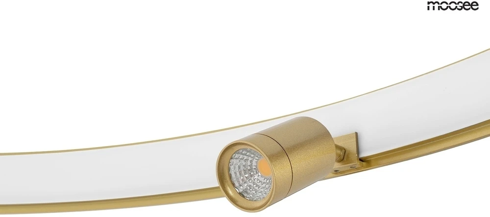 48,3W LED pakabinamas šviestuvas CIRCLE SPOT 60, aukso sp., 3000K
