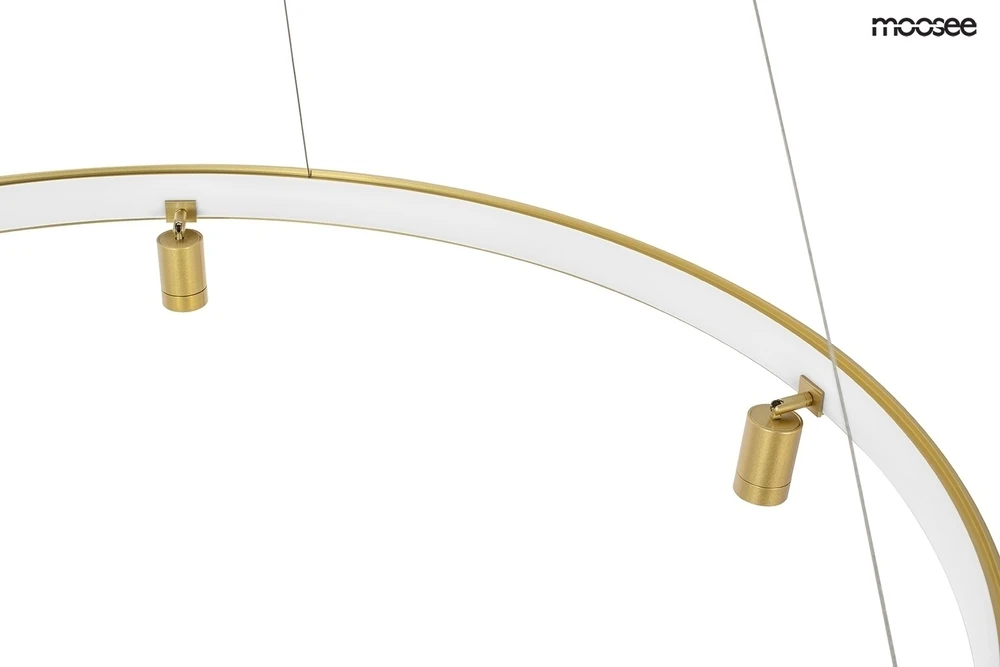 48,3W LED pakabinamas šviestuvas CIRCLE SPOT 60, aukso sp., 3000K
