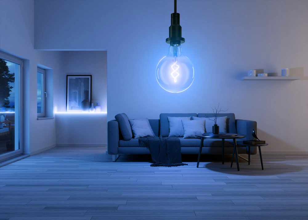 4,8W LED lemputė SMART WiFi, E27, RGBTW, G125, 320°, dimeriuojama