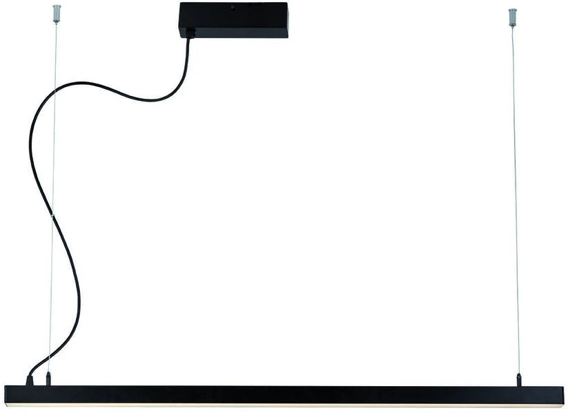 48W LED linijinis pakabinamas šviestuvas LYNNE, juodas, 3000K, 3994601