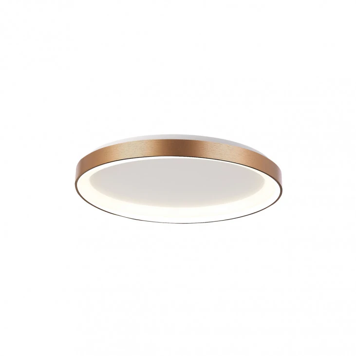 Lubinis šviestuvas Italux 48W LED paviršinis šviestuvas VICO, aukso sp., 3000/4000K, dimeriuojamas