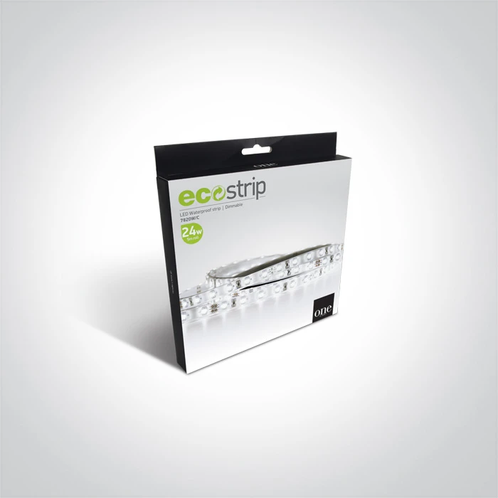 4,8W/m lanksti LED juosta, 70LED/m, 3000K, IP68, karpoma kas 10cm, 5m ritė, 7820W/W