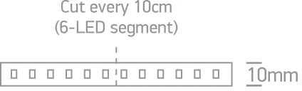 4,8W/m LED juosta, 3000K, 15m ritė, 7820WL/W