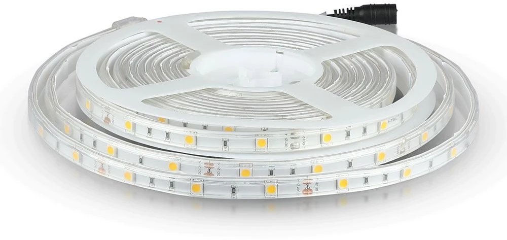 V-tac 4,8W/m LED juosta, 30LED/m, 4000K, IP65, 5m ritė