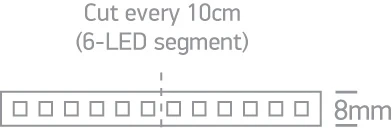 4,8W/m LED juosta, mėlyna šviesos sp., 5m ritė, 7820/BL