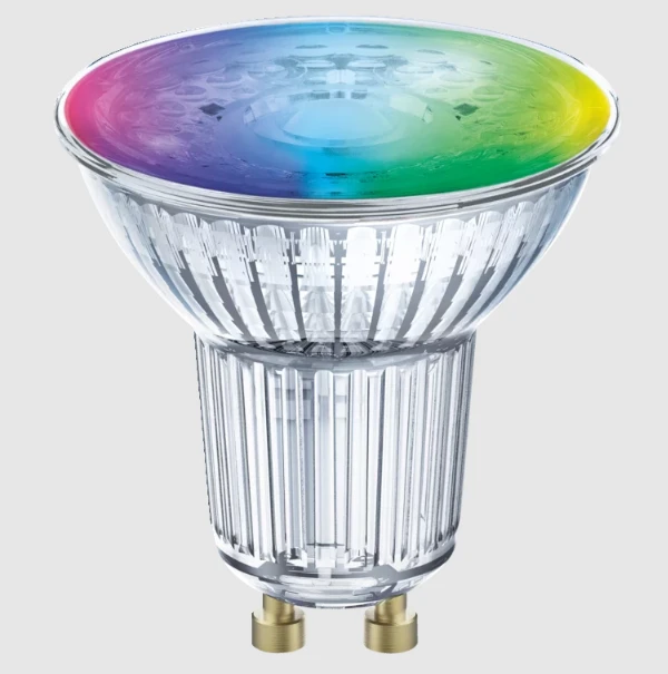 4,9W LED lemputė SMART+ WiFi 45°, GU10, 2700…6500K/RGB, 3 vnt. pakuotėje
