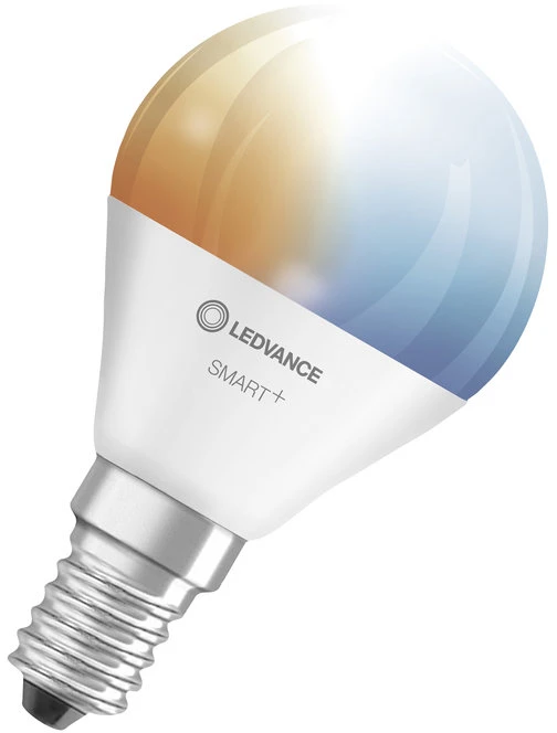 Ledvance SMART+ WiFi Classic Mini Lemp Tunable Baltas 40 5W 2700-6500K E14