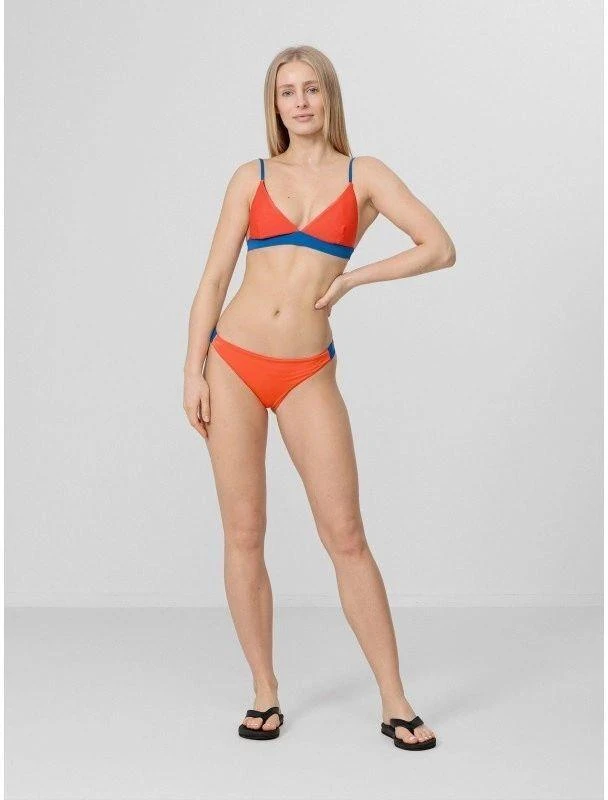 4F Moteriškos bikini kelnaitės H4L22-KOS003D-70N Oranžinės