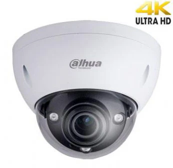 Dahua Technology Co 4K IP kamera kupolinė 12M, IR iki 50m.,1/1.7” 4.1~16.4mm, 12MP 20fps, IP67, IK10, IVS, DWDR, SSA
