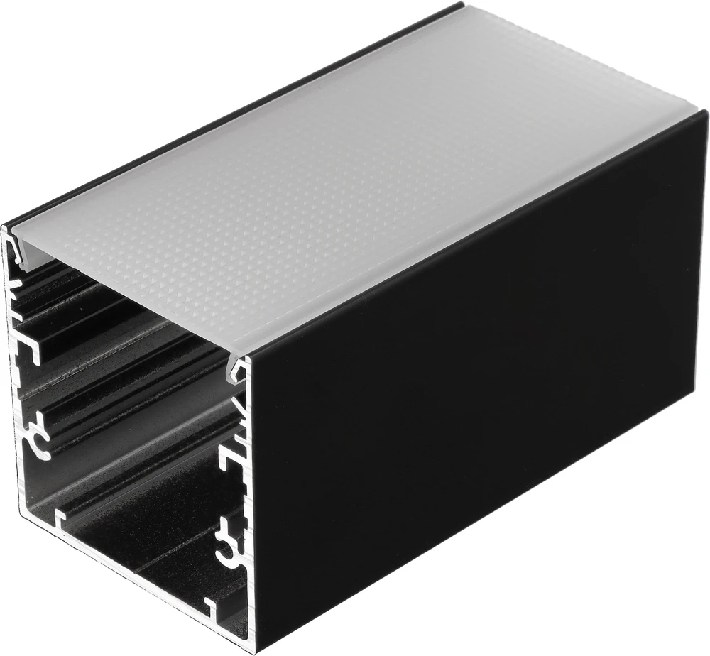 4m LED juostos profilio PHIL53, juodas