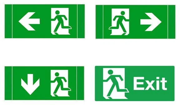 4W evakuacinis šviestuvas OPTONICA, IP65. Su baterija, kuri šviestuvą aprūpina elektra avariniu režimu iki 3h.