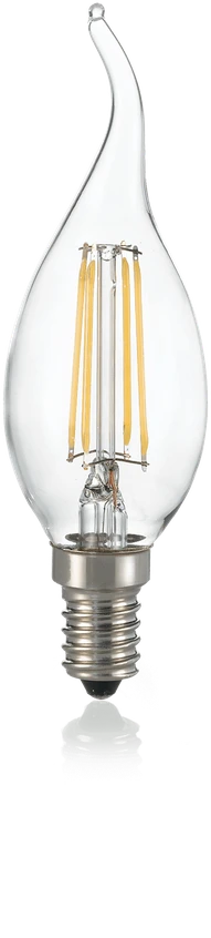 Ideal Lux 4W LED lemputė E14, 3000K, skaidri