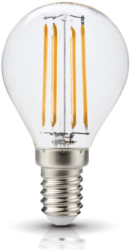 Kobi Light 4W LED lemputė, E14, skaidri, 3000K