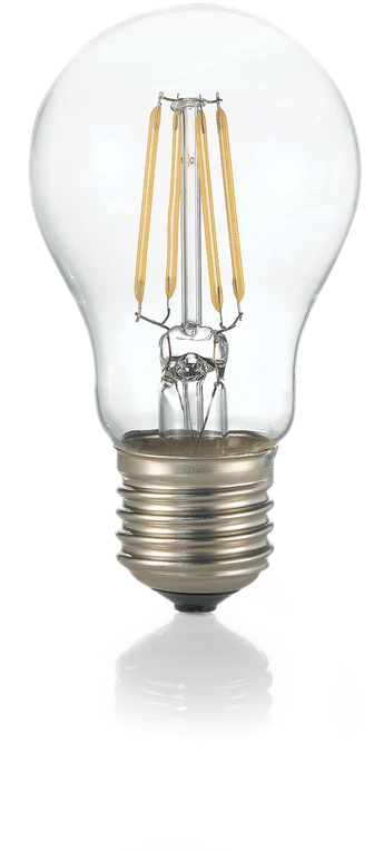 4W LED lemputė E27, 3000K, skaidri, 101293