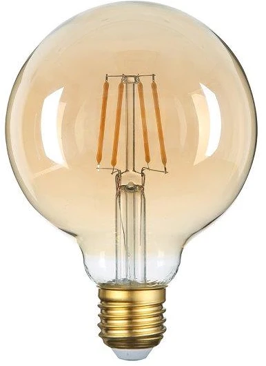 4W LED lemputė OPTONICA G95, E27, 2500K