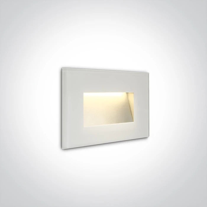 4W LED sieninis šviestuvas, baltas, 3000K, 68076/W/W