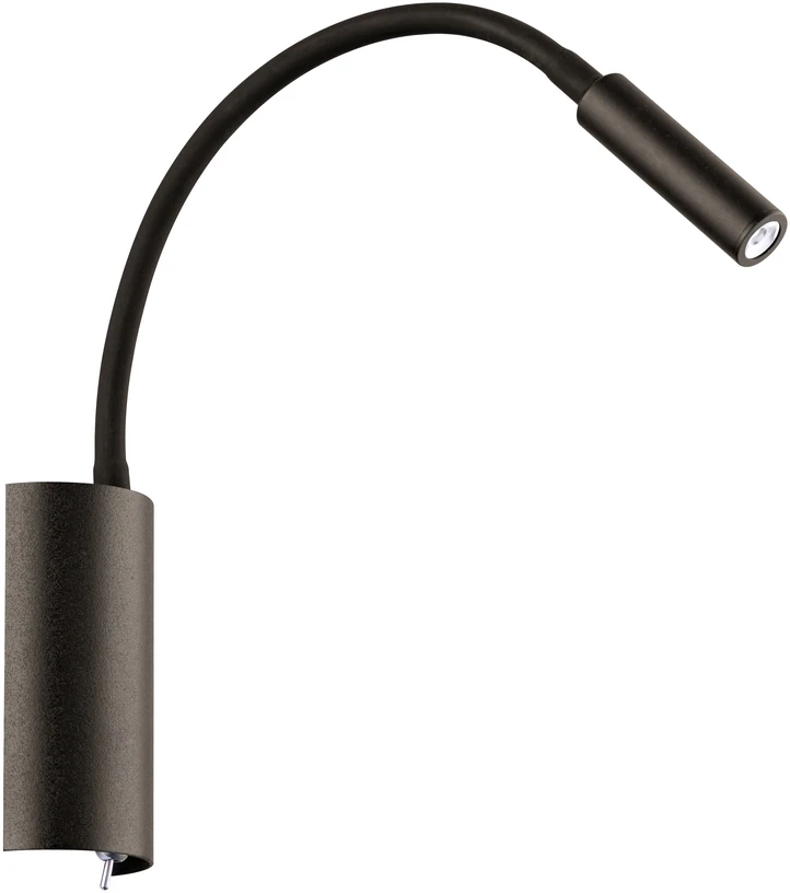 4W LED sieninis šviestuvas MATRIX, juodas, 3200K, 4218101
