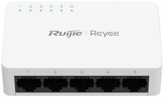 Maršrutizatorius 5 prievadų komutatorius Ruijie Reyee RG-ES05F (Nevaldomas)