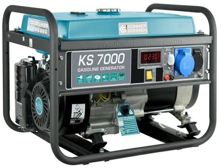 KÖNNER & SÖHNEN Benzininis generatorius 5,0 kW 230 V KS 7000