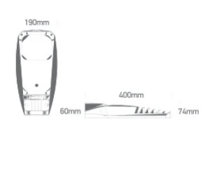 50W LED gatvės šviestuvas, juodas, 3000K, 70114/B/W