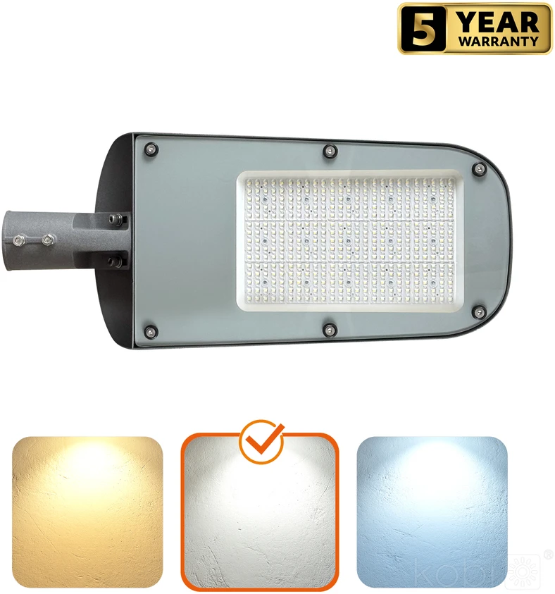 50W LED gatvės šviestuvas ULTIMATE STREET, pilkas, 4000K, IP66, dimeriuojamas