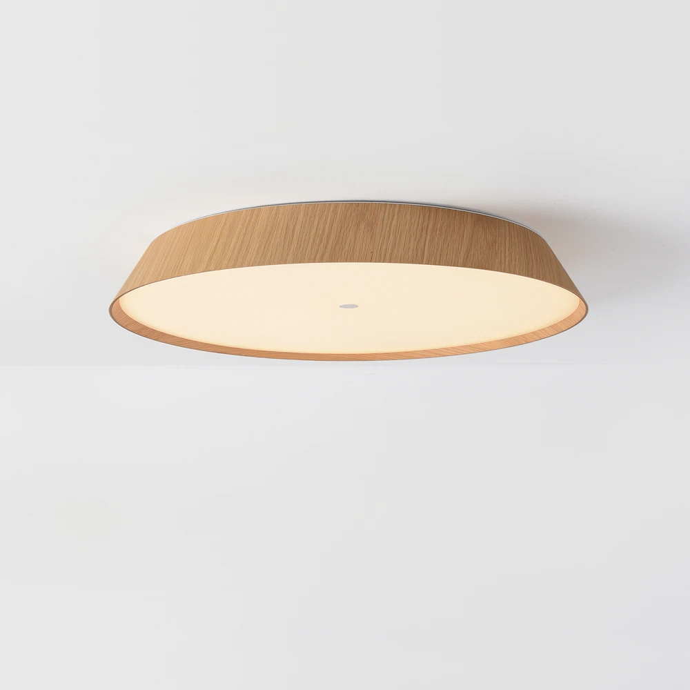 50W LED lubinis šviestuvas CORA, medžio/baltos sp., 2700/3000K, dimeriuojamas, P4015270OAKDP