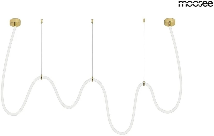 50W LED pakabinamas šviestuvas LASSO 500 SMART, aukso sp., 3000/4000K