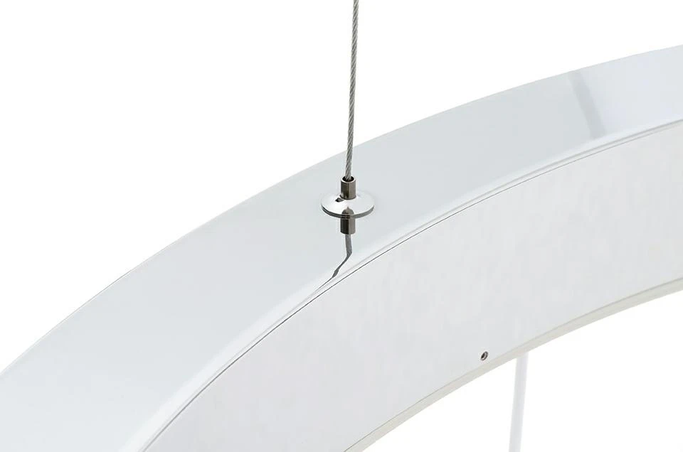 50W LED pakabinamas šviestuvas RING 80, sidabro sp., 3000K
