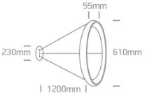 50W LED pakabinamas šviestuvas, šlifuoto žalvario sp., 2700/3000/4000K, dimeriuojamas, 62144NB/BBS/V