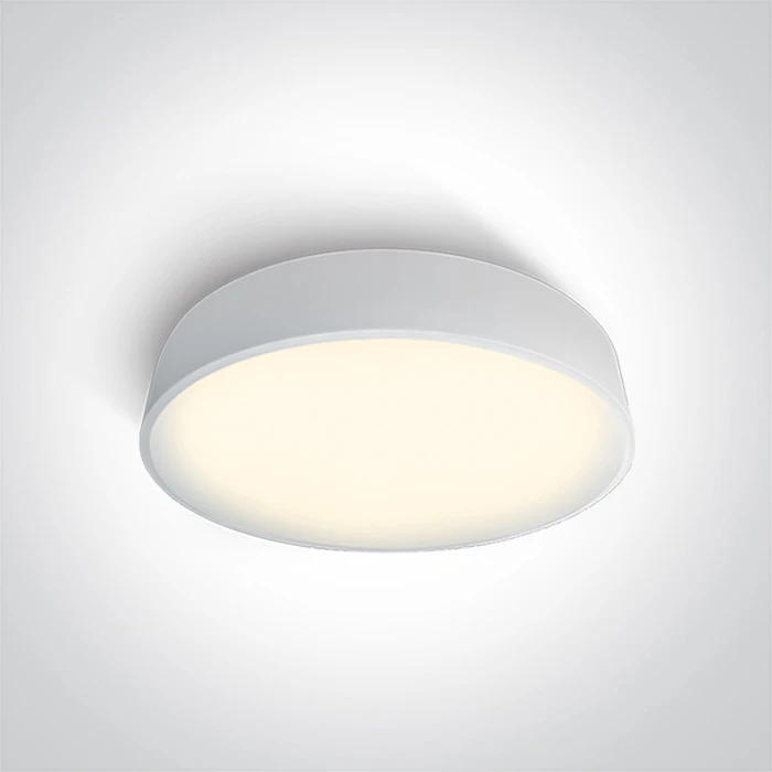 Lubinis šviestuvas 50W LED plafonas, baltas, 3000K, 62150D/W/W