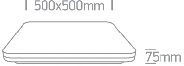 Lubinis šviestuvas 50W LED plafonas, juodas, 3000K, 62146A/B/W