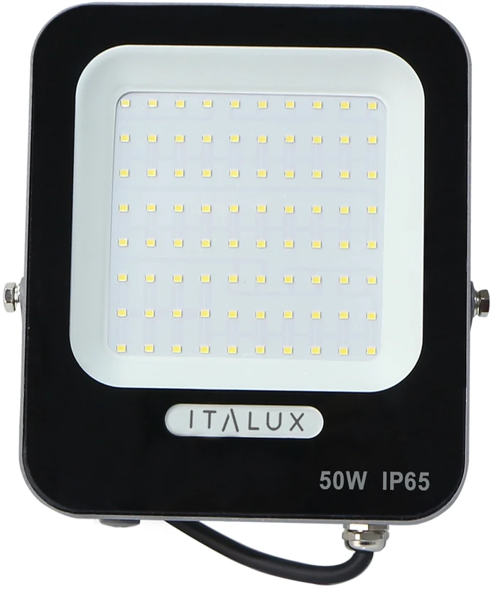 Pakabinamas šviestuvas 50W LED prožektorius KORTA, pilkas, 4000K