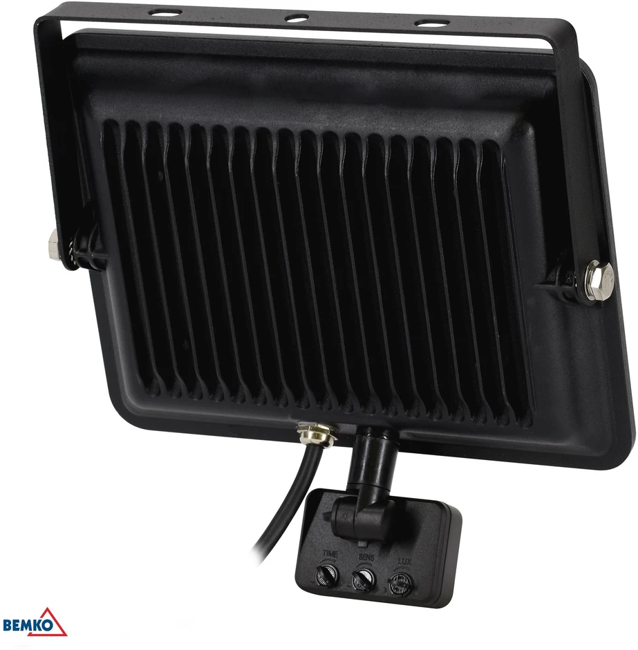 50W LED prožektorius su judesio davikliu LOFOT, juodas, 6000K, IP65