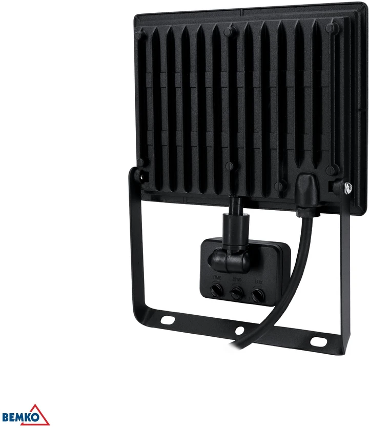 Kafler 50W LED prožektorius su judesio davikliu KASTEL, juodas, 6500K, IP65