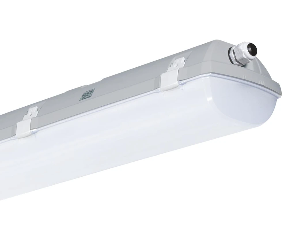 51W LED šviestuvas FUTURA ES ABS, tamsiai pilku korpusu, 4000K, IP66, atsparus cheminėms medžiagoms