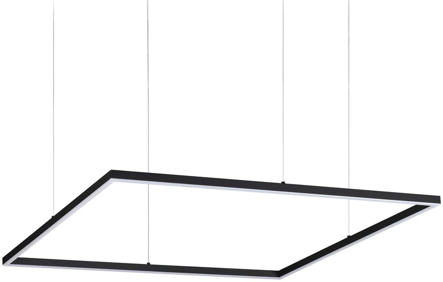 Ideal Lux Pakabinamas šviestuvas Oracle Slim D90 Square Bk 3000K