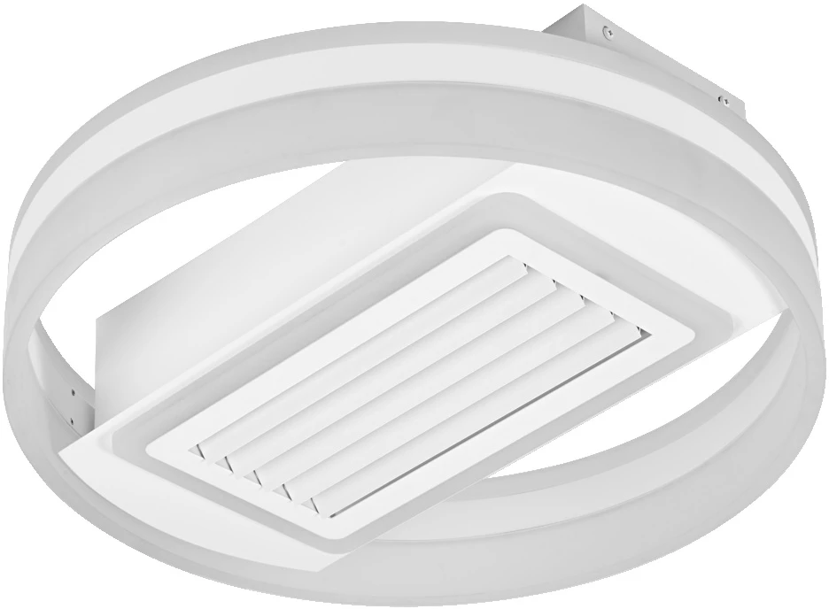 Lubinis šviestuvas Osram 55W LED paviršinis šviestuvas - ventiliatorius, baltas, 3000/6500K, dimeriuojamas