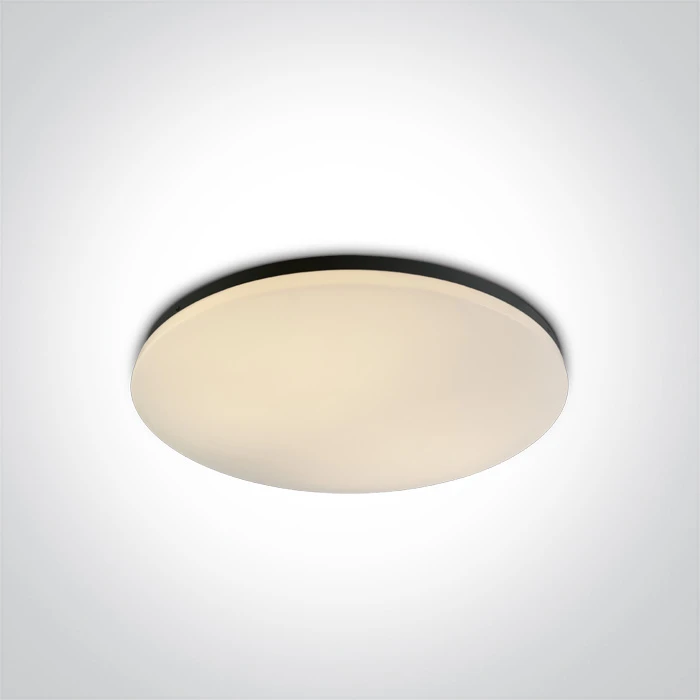 Lubinis šviestuvas 55W LED plafonas, juodas, 3000K, 62146/B/W